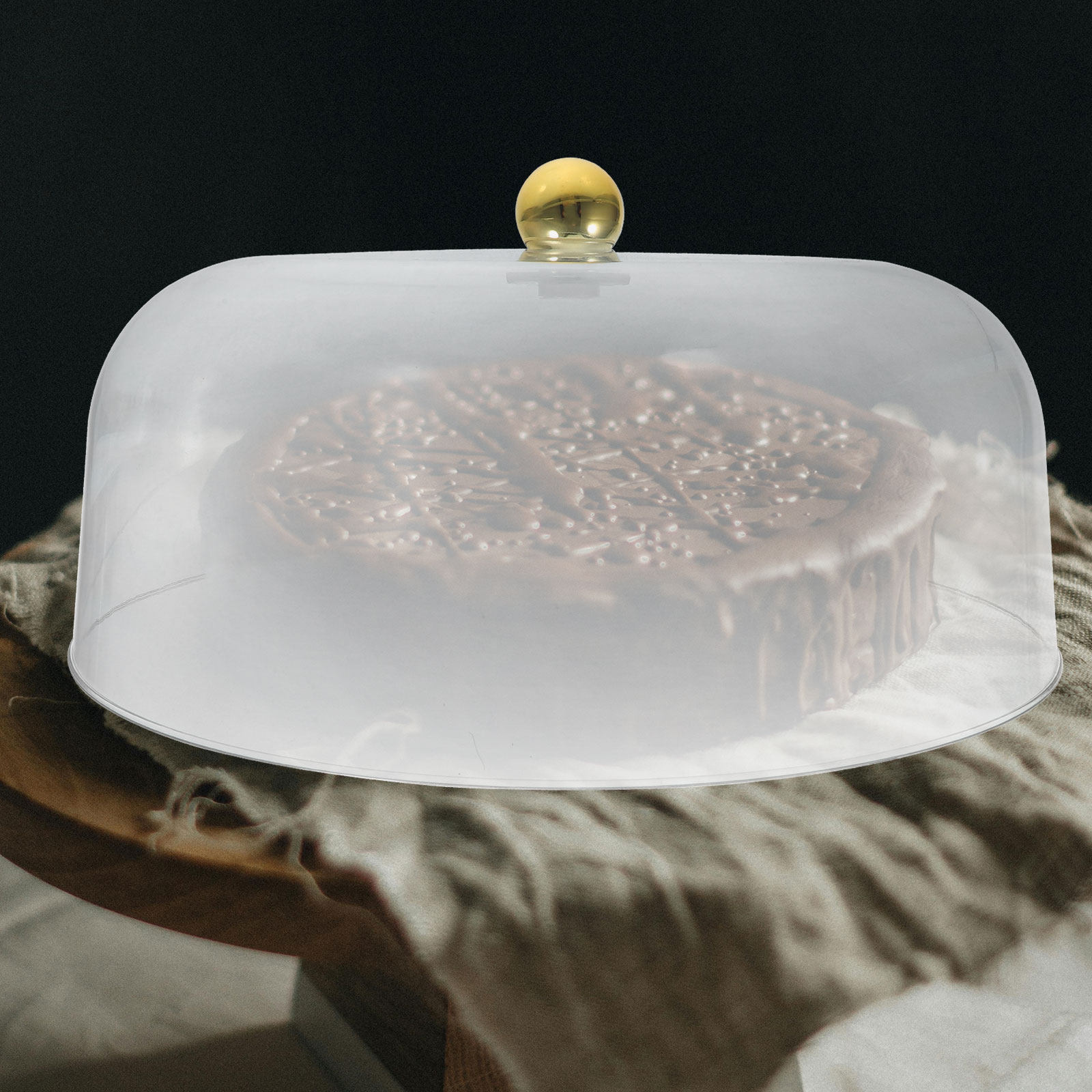 Plastic Dome Clear - Прозрачная пластиковая крышка для торта, 28